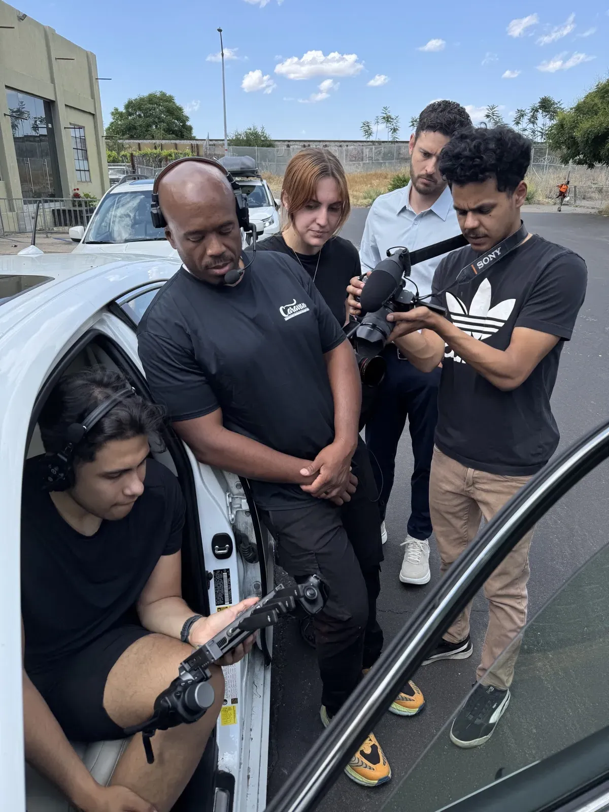 Caravan Film Crews team on location