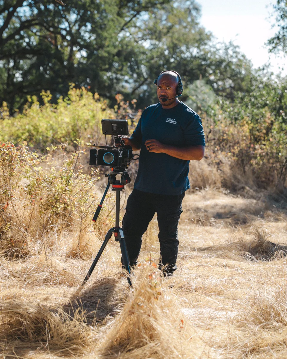 Behind the scenes: camera operator on location for Rayo Energy